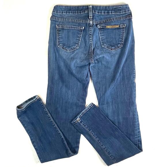 True Religion Womens Size 27 Shannon Skinny Blue Jeans Stretch Denim Pants USA - Picture 1 of 10
